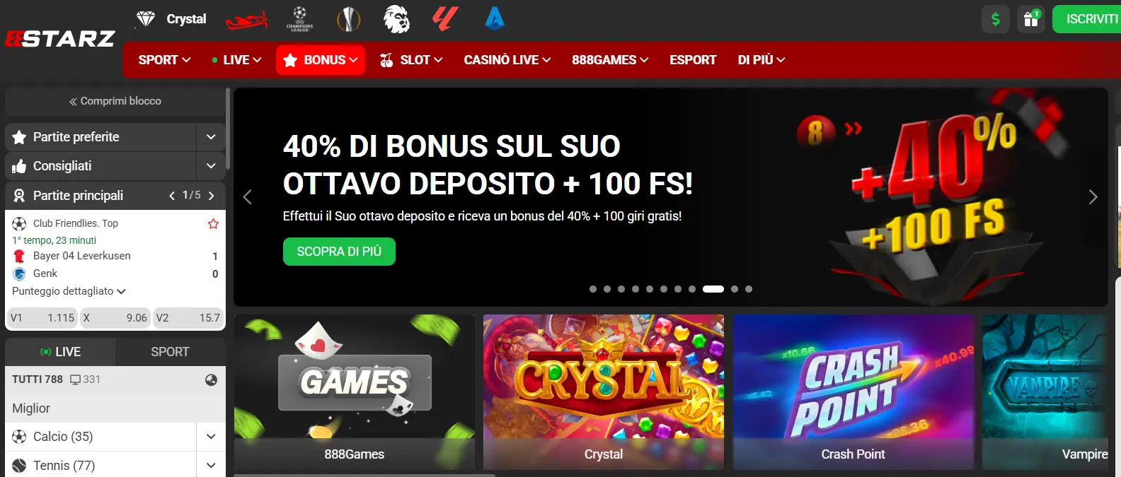 Recensione 888Starz Casino